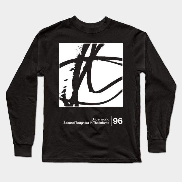 Second Toughest In The Infants / Minimal Style Graphic Artwork Design Long Sleeve T-Shirt by saudade